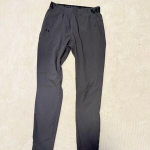 Under Armour gray Joggers with Tapered Leg and Elastic Waistband